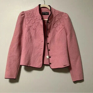 Geiger Austria pink  boiled pure new wool jacket
